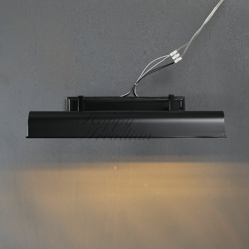 Ronan Metal Linear Outdoor Wall Sconce, Metal Industrial Wall Lamps