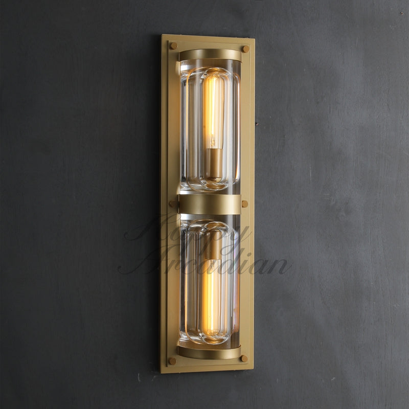 Elowen Glass Wall Sconce, Indoor Wall Lamp Fixture