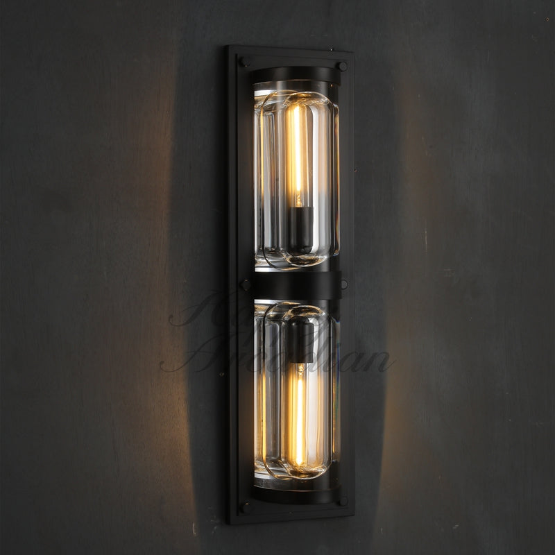 Elowen Glass Wall Sconce, Indoor Wall Lamp Fixture