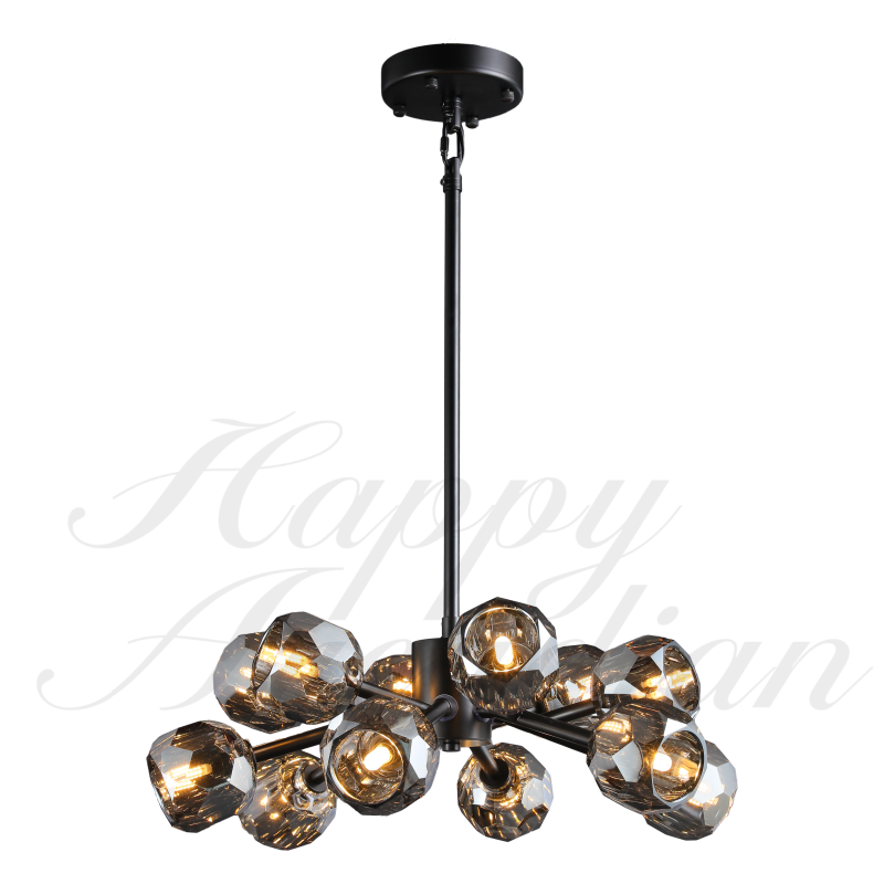 HA Bola De Round Chandelier