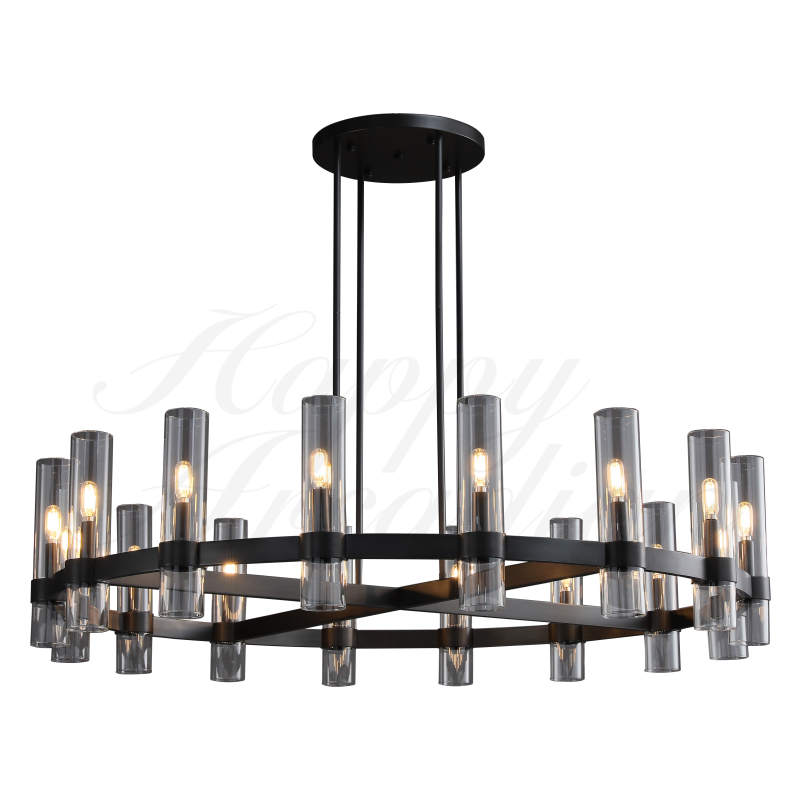 HA Rebecca Round Chandelier 48″, 16-Lights