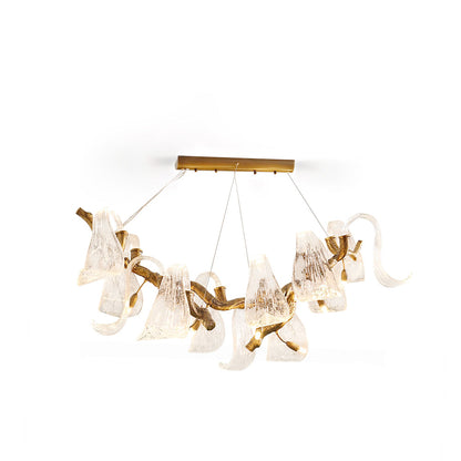 Icarus Wings Horizontal  Branch Chandelier