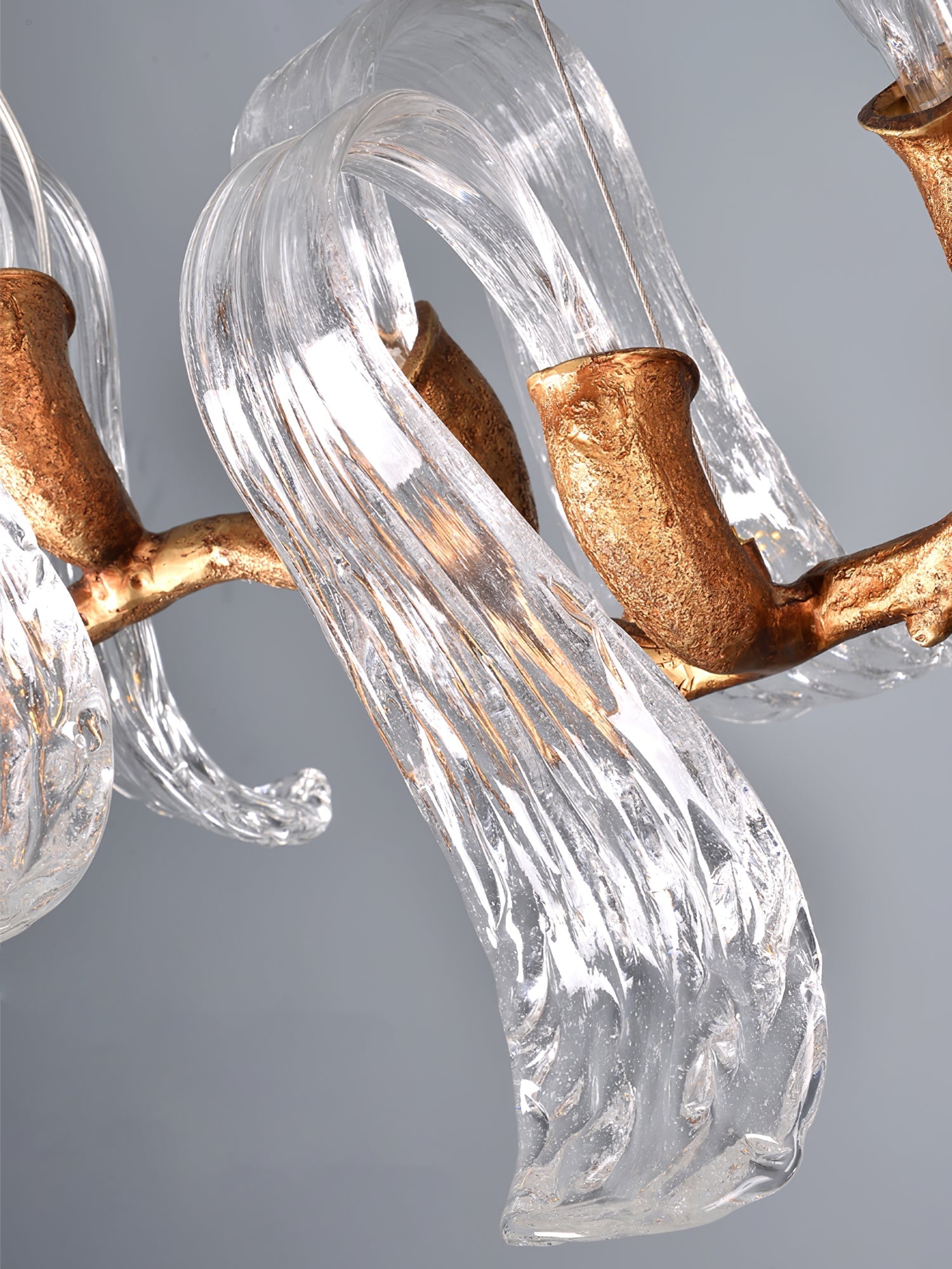 Icarus Wings Horizontal  Branch Chandelier