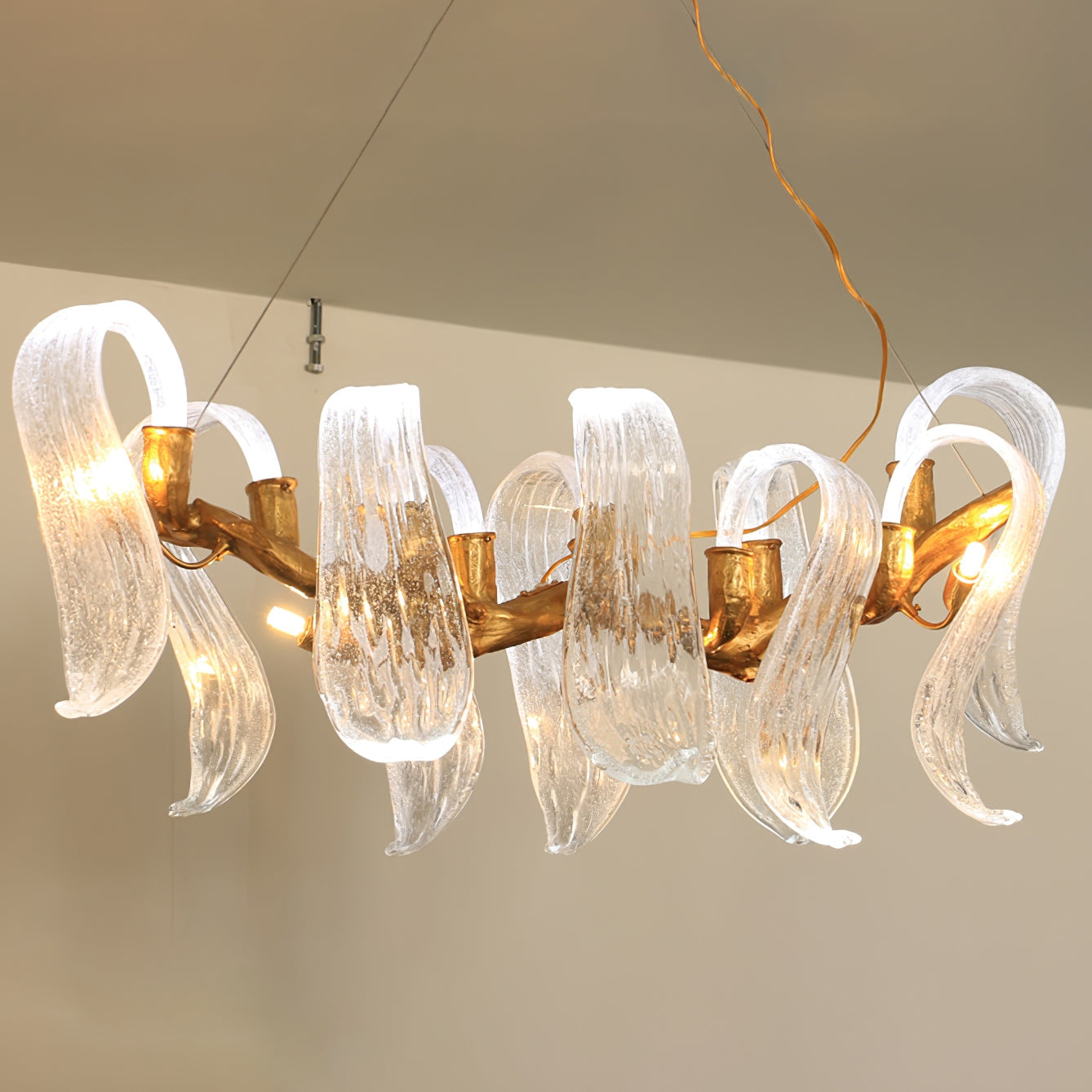 Icarus Wings Horizontal  Branch Chandelier
