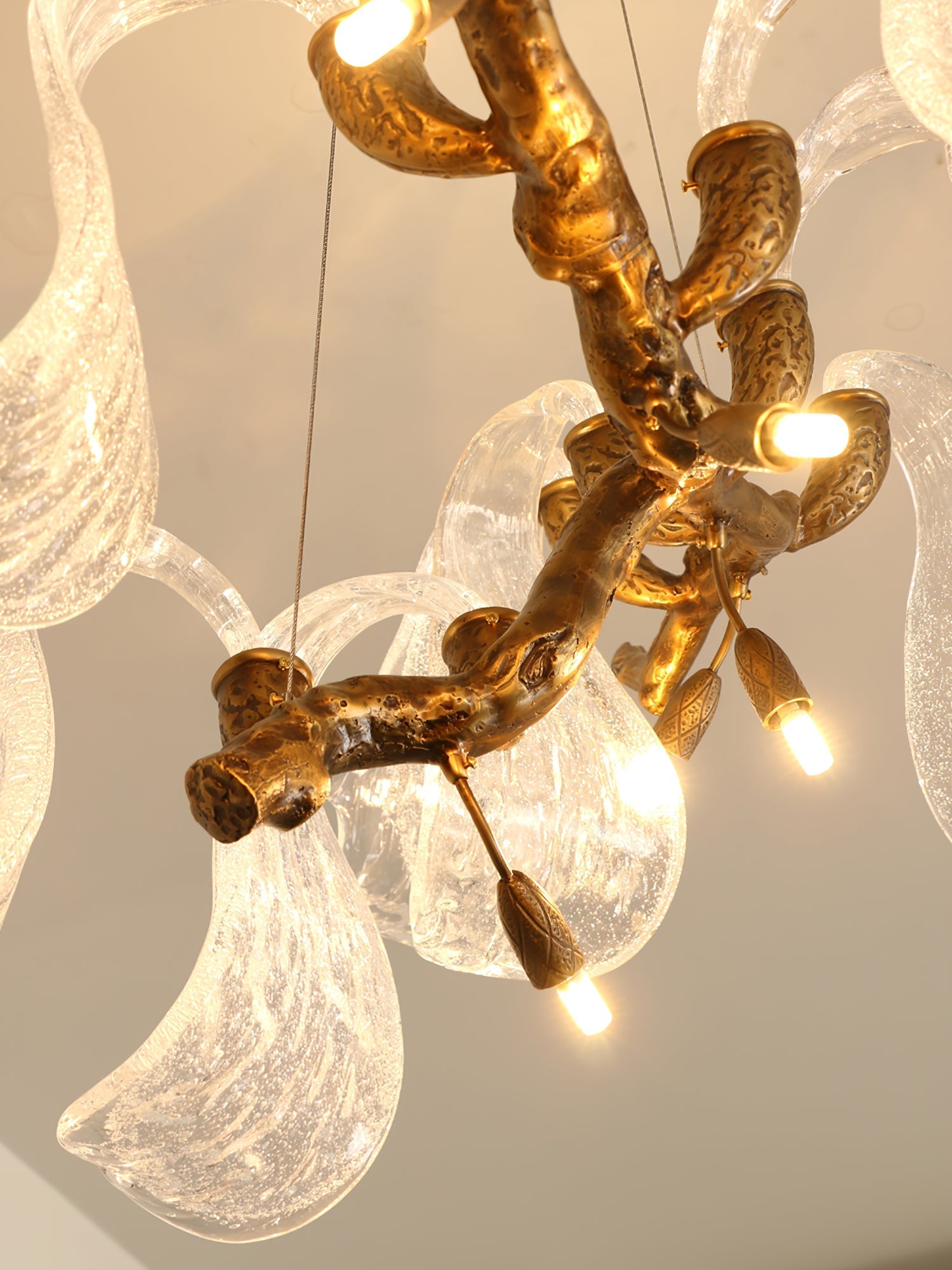 Icarus Wings Horizontal  Branch Chandelier