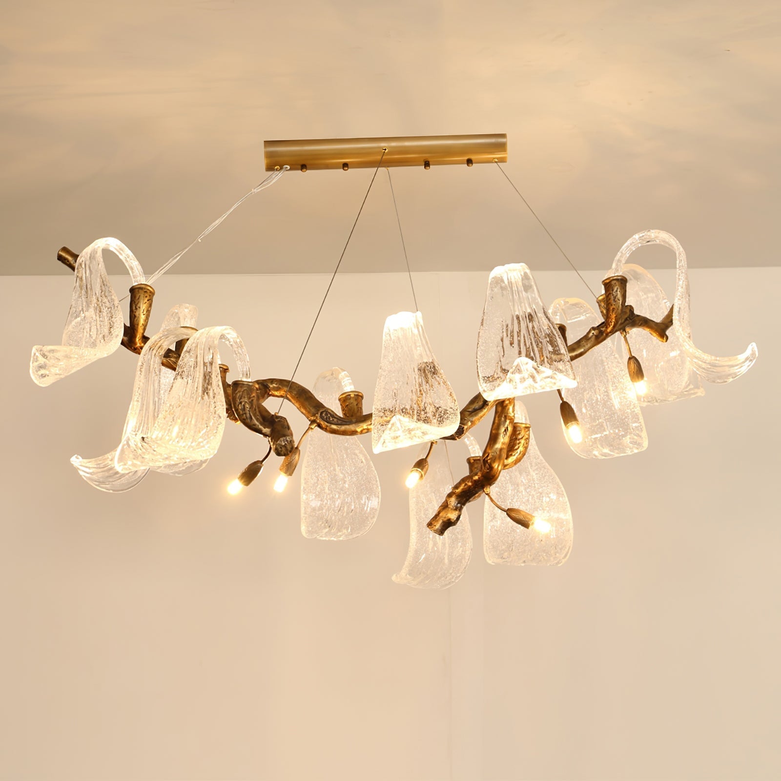 Icarus Wings Horizontal  Branch Chandelier