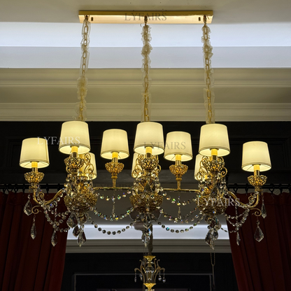 Baroque Revival  Crystal Chandelier with Jewelry-Level Craft and Crystals