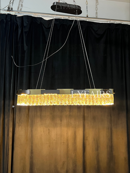 New Designer Recommended Modern Light Luxury Round/Oval Crystal Chandelier for Living Room/Dining Room
