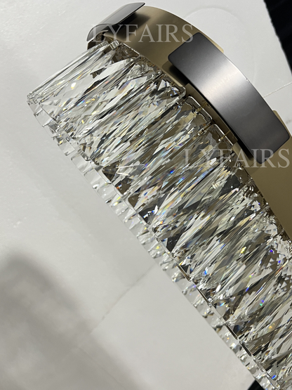 New Designer Recommended Modern Light Luxury Round/Oval Crystal Chandelier for Living Room/Dining Room