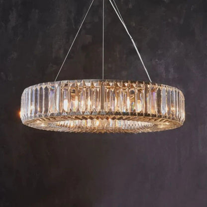 Lita Round Crystals Chandelier