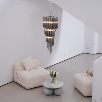 Lucente Noir Spiral Chandelier - Vakkerlight