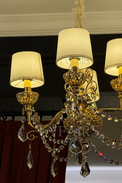Baroque Revival  Crystal Chandelier with Jewelry-Level Craft and Crystals