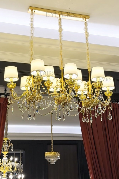 Baroque Revival  Crystal Chandelier with Jewelry-Level Craft and Crystals