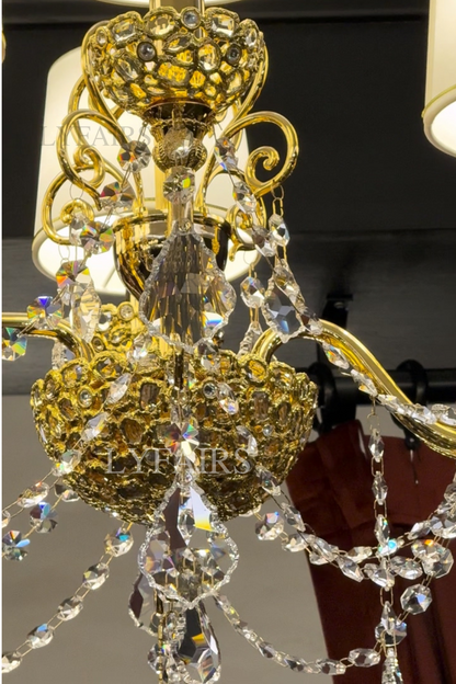Baroque Revival  Crystal Chandelier with Jewelry-Level Craft and Crystals