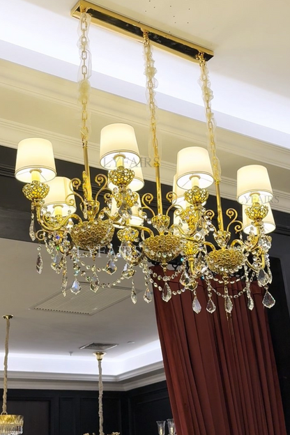Baroque Revival  Crystal Chandelier with Jewelry-Level Craft and Crystals