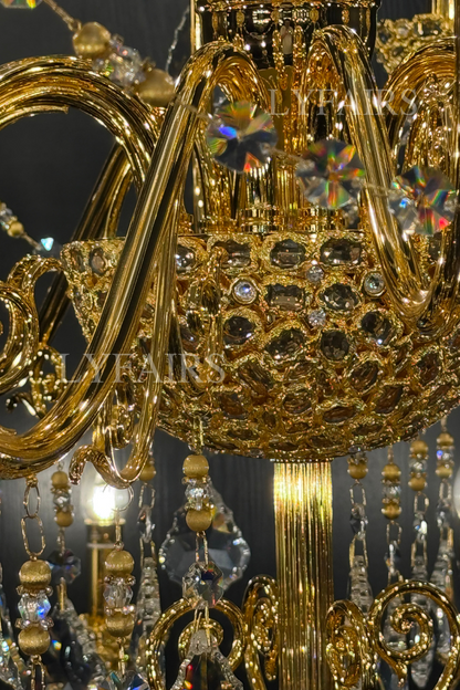 Baroque Revival  Crystal Chandelier with Jewelry-Level Craft and Crystals