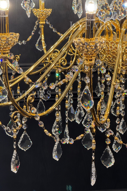 Baroque Revival  Crystal Chandelier with Jewelry-Level Craft and Crystals