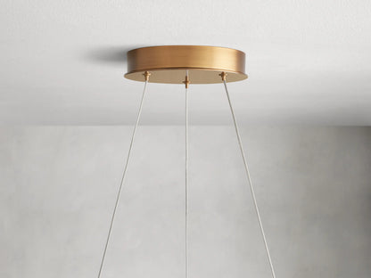 Lyverne 2-Tiered Halo Chandelier
