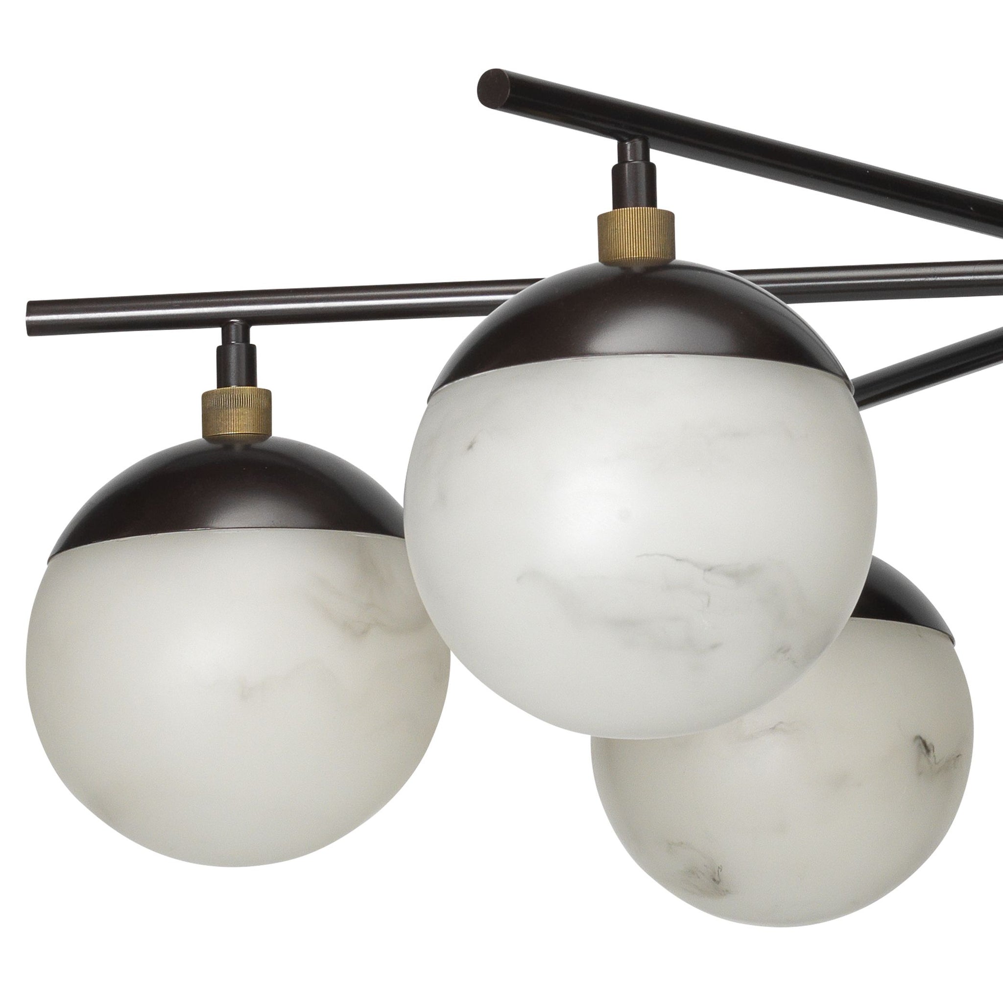 Metro Alabaster 6 Light Chandelier