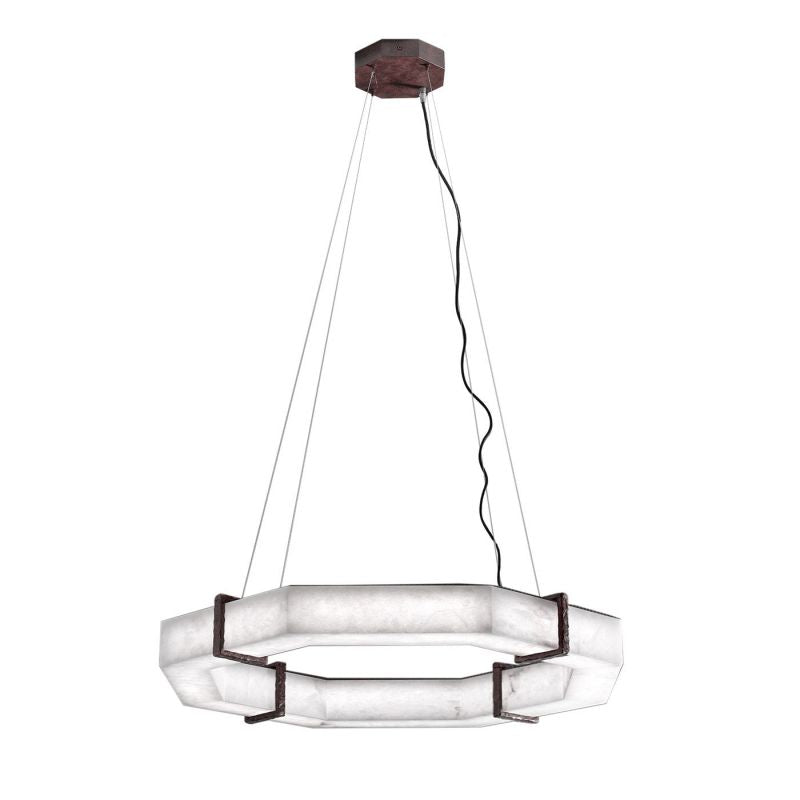 Clara Modern Creative Retro Alabaster Chandelier Fixture