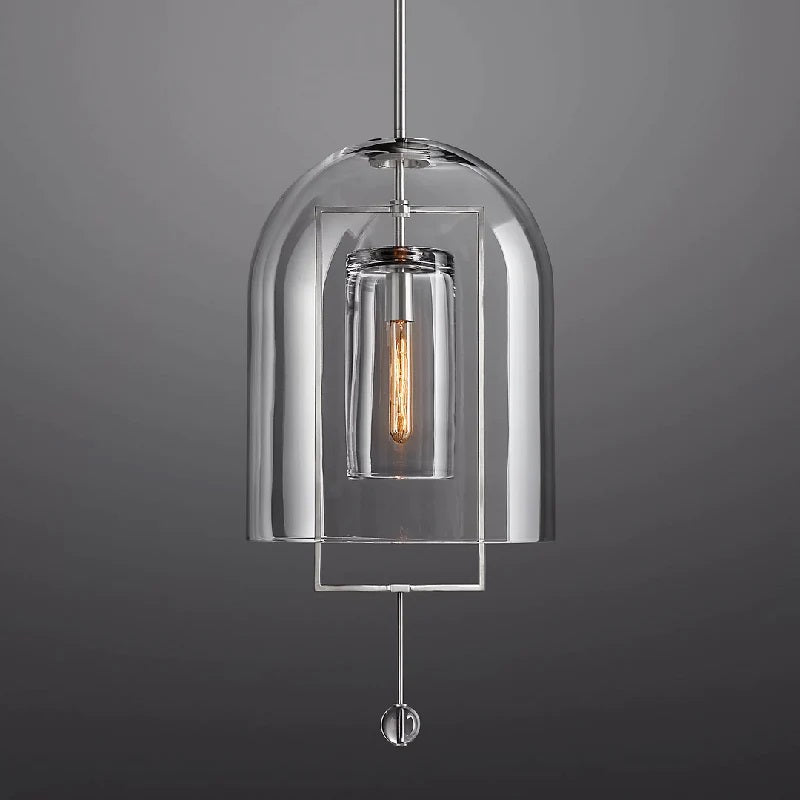 Donie Modern Glass Bell Shade Pendant Light