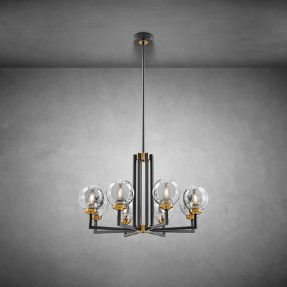 Monachopsis Small  Gold & Black Chandelier