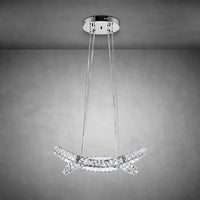 Monroe Crystal Chandelier Chrome