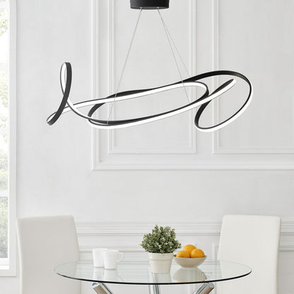 Moscow LED Chandelier Black
