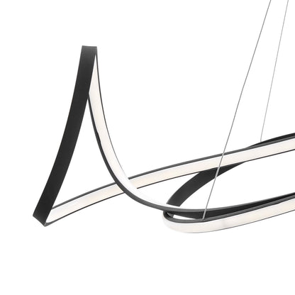 Moscow LED Chandelier Black