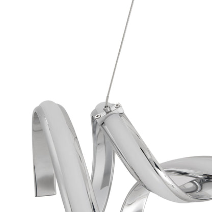 Munich LED Horizontal Chandelier Chrome