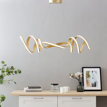 Munich LED Horizontal Chandelier Gold
