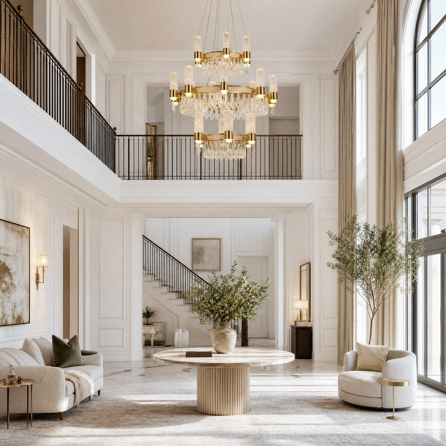 Nido Crystal Trio Chandelier