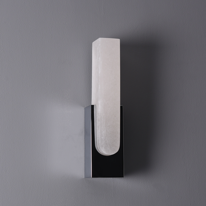 Nimbus Alabaster Brass Wall Sconce