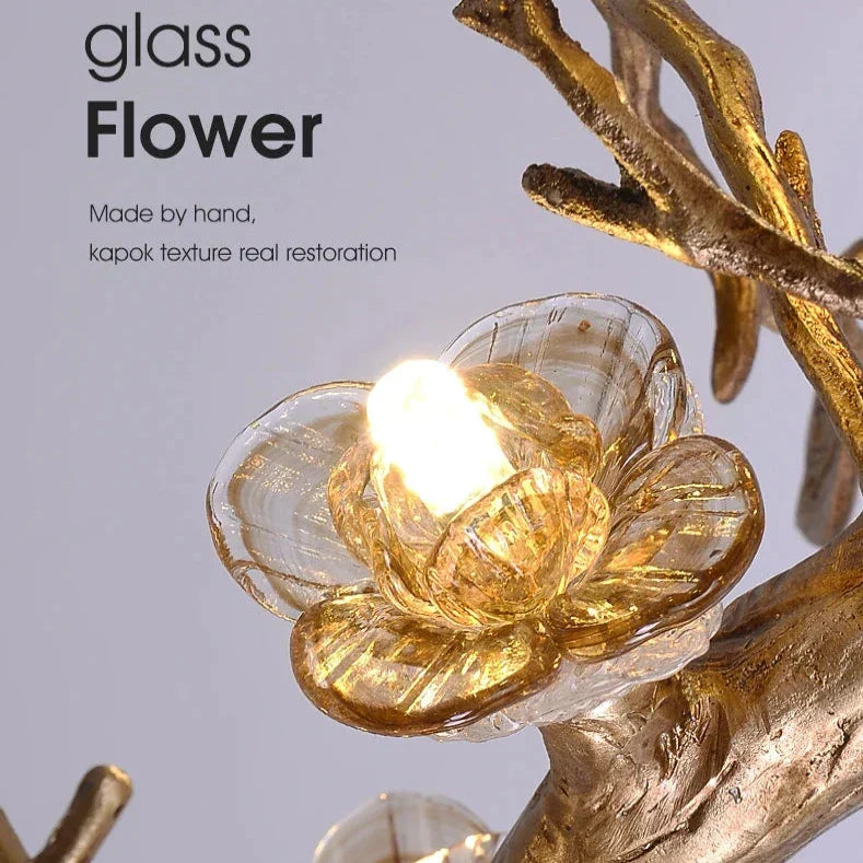 Mona Crystal Flower Branch Chandelier 47.2"-126"