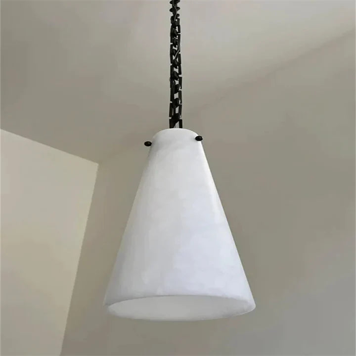 Casey Contemporary Chandelier Alabaster, 3-Light Vintage Alabaster Pendant Cluster