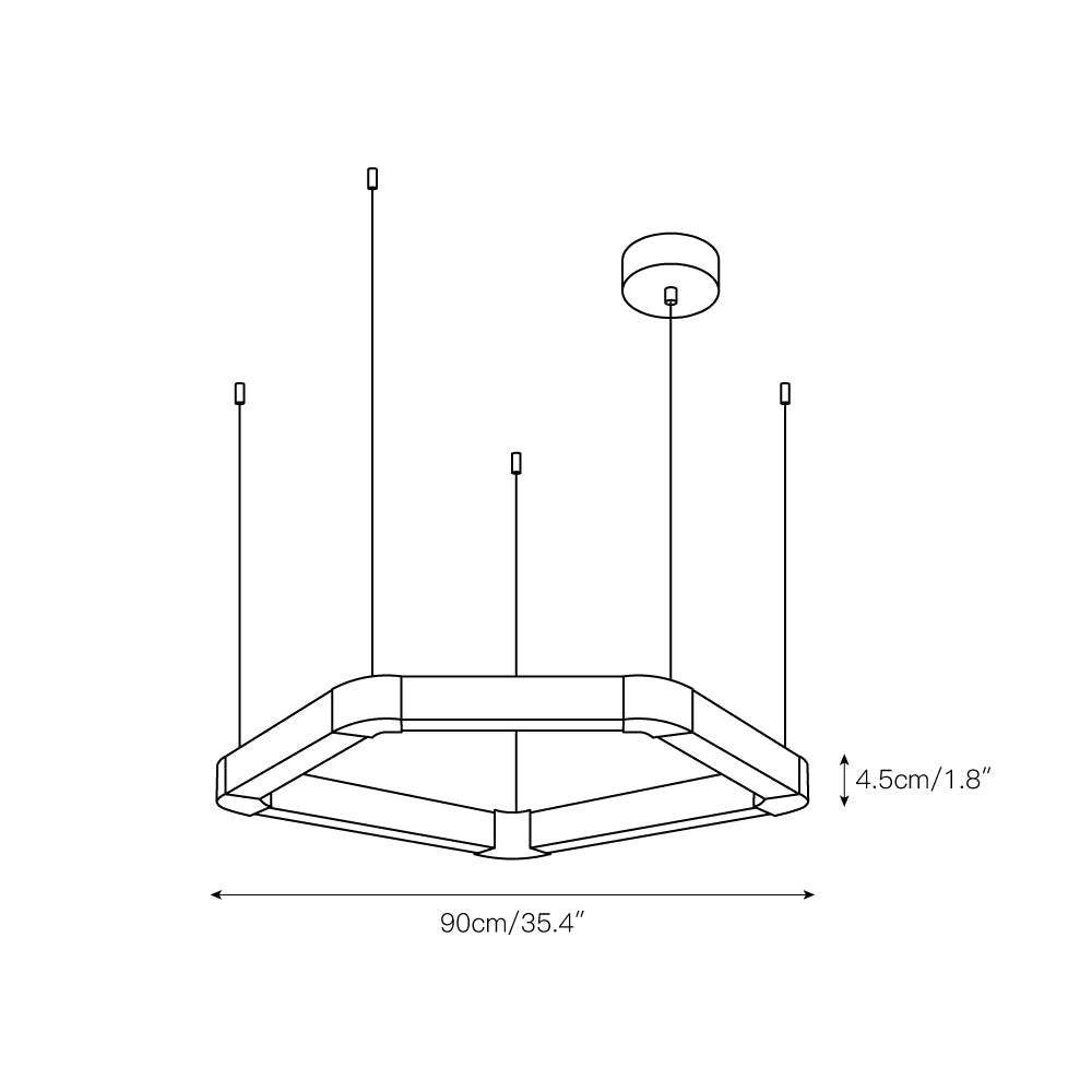 Ola Single Ring Chandelier