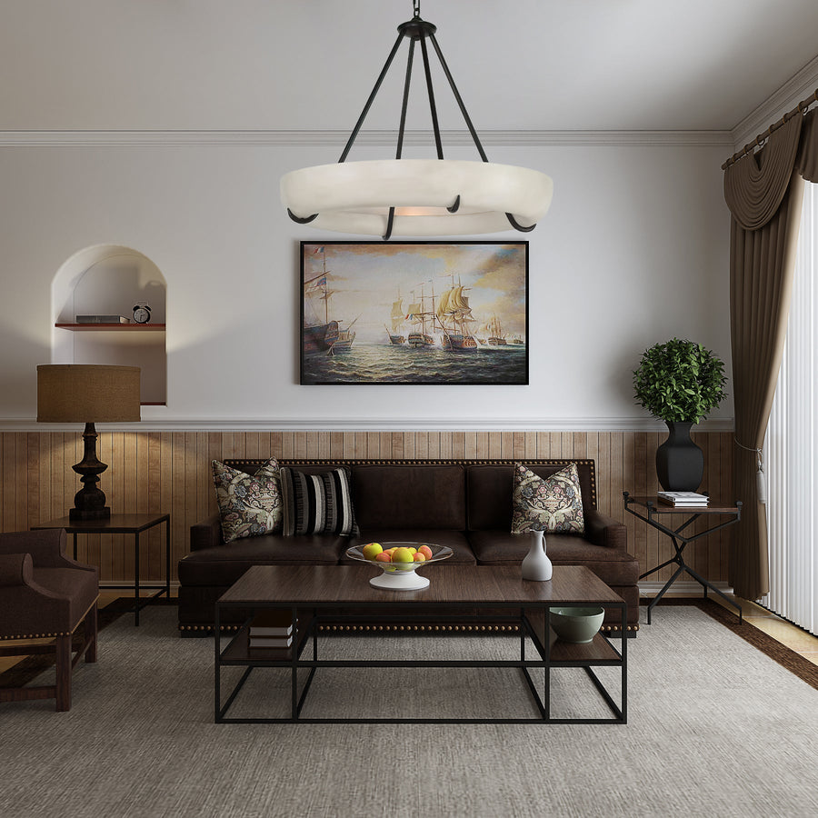 Orion Alabaster Chandelier - Vakkerlight
