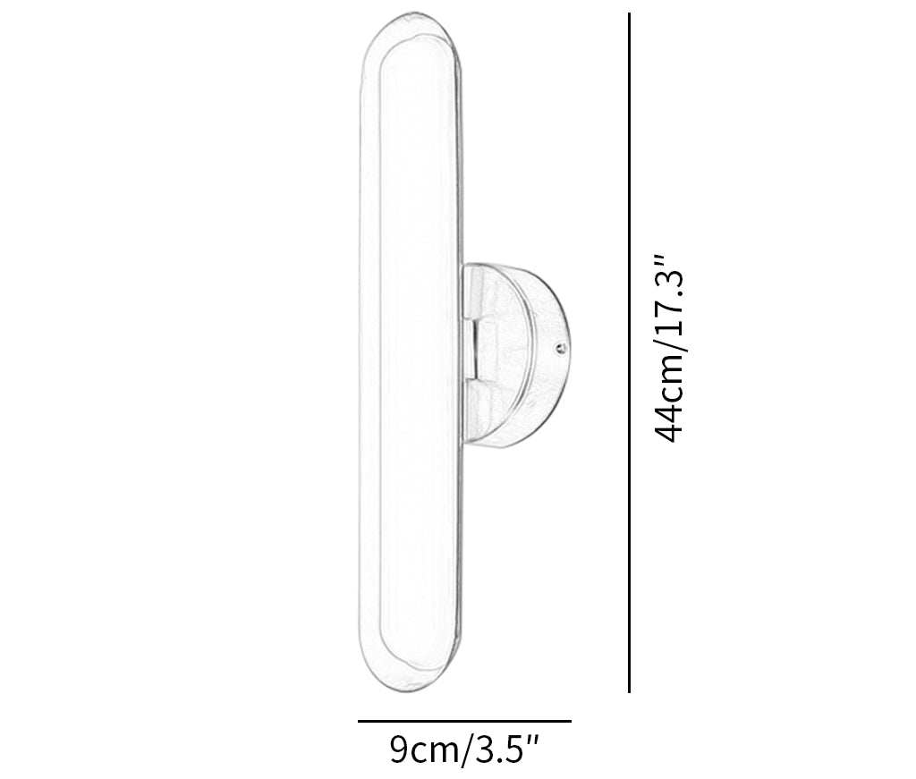 Oval Modern Metal Wall Light