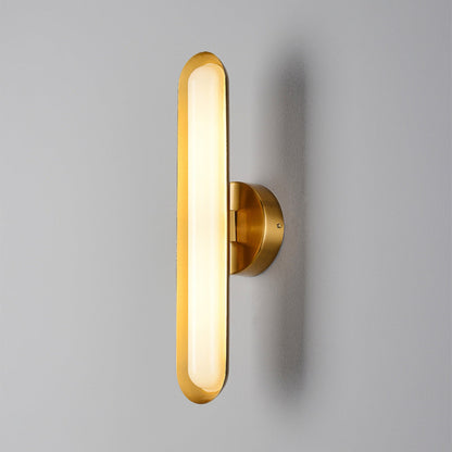 Oval Modern Metal Wall Light