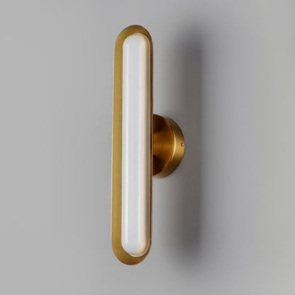 Oval Modern Metal Wall Light