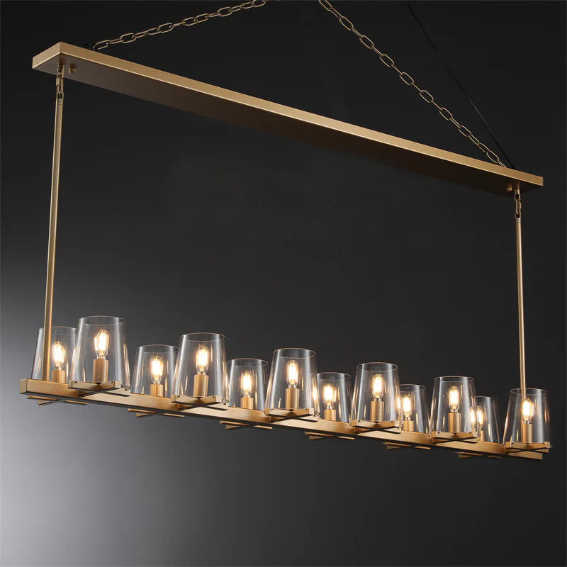 Brilliax Series Round Glass Chandelier