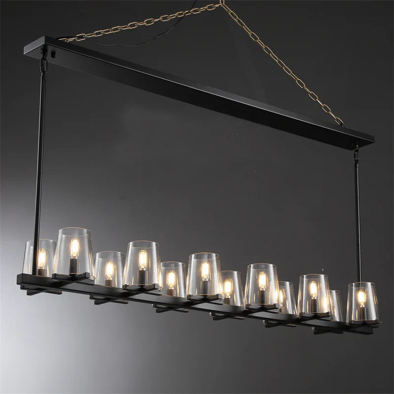 Brilliax Series Round Glass Chandelier