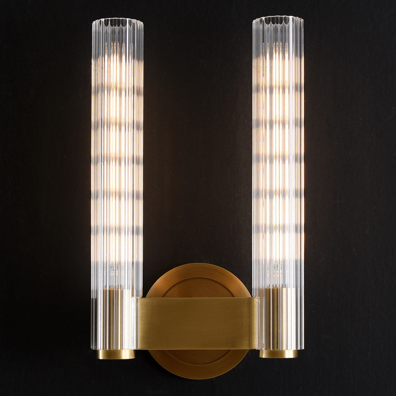Parker Double Sconce Brass