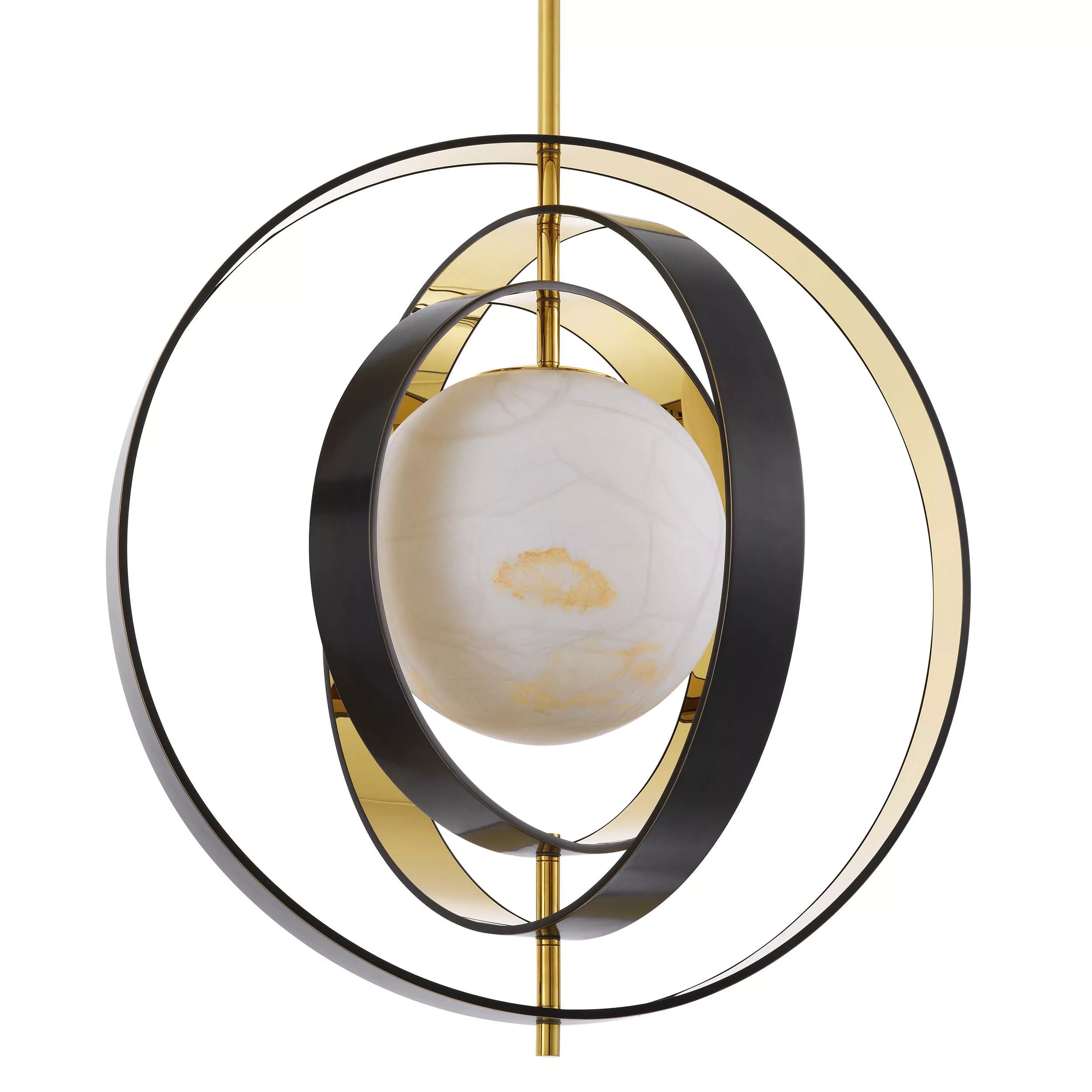 Pearl Modern Chandelier - (Bronze Highlight Finish | Gold Finish | Alabaster)