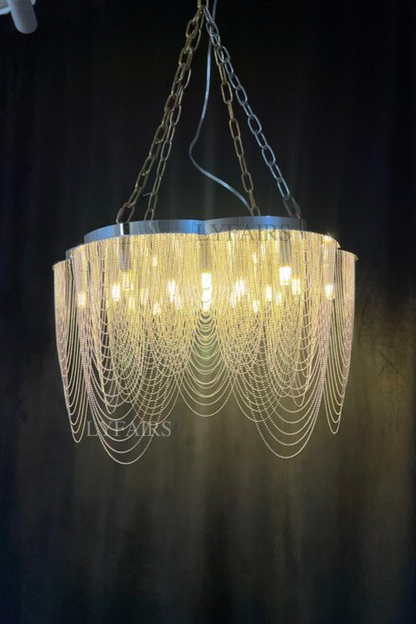 Post-Modern Art Flower Multi-tier Stainless Steel Pendant Chandelier for Living/Dining Room/Bedroom