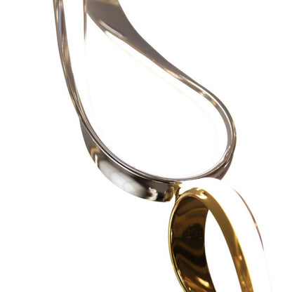 Prague Vertical Chandelier Gold & Chrome
