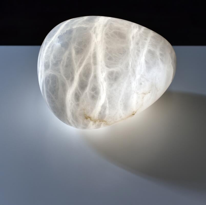 Galet Uno Alabaster Table Lamp