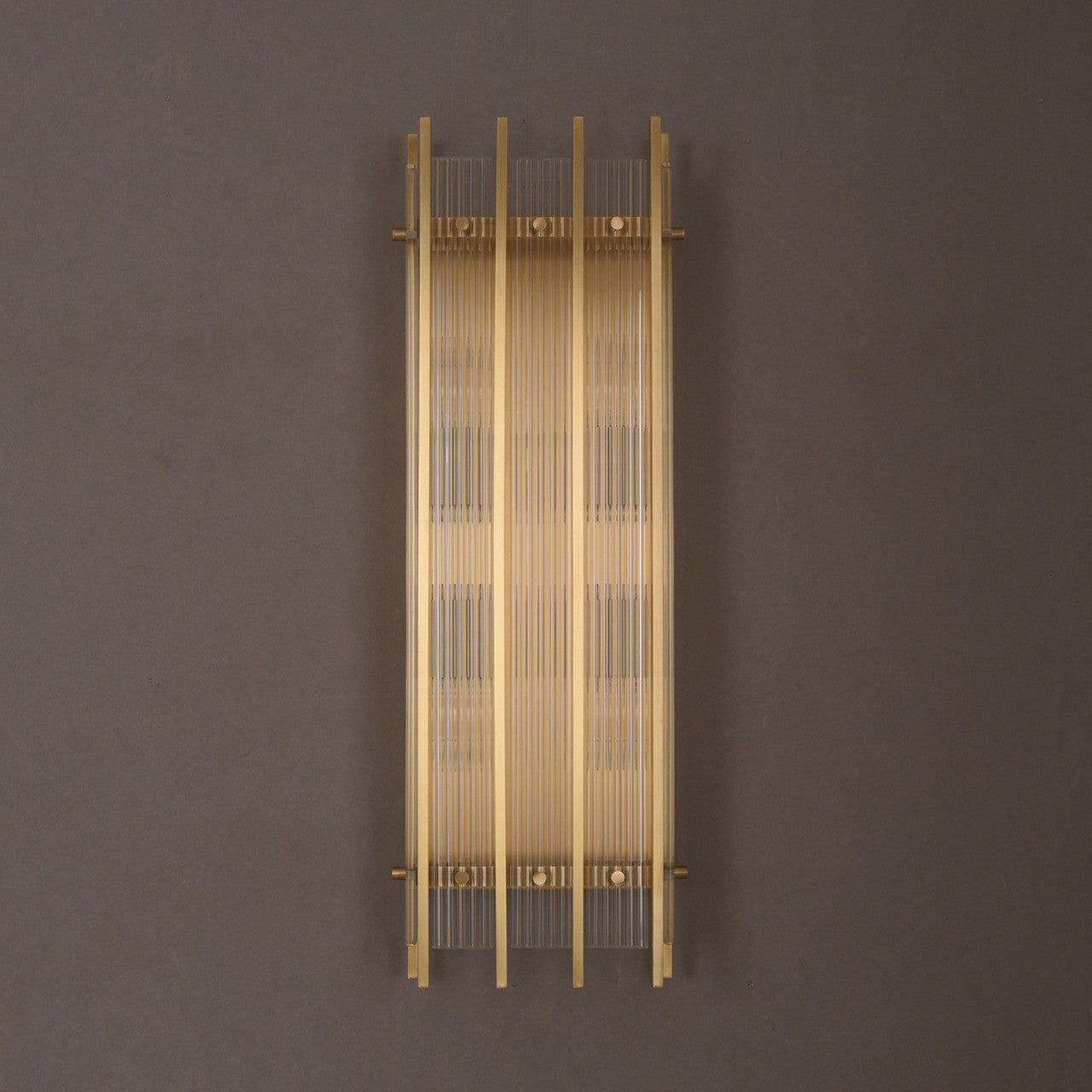 Radiant Brass wall sconce