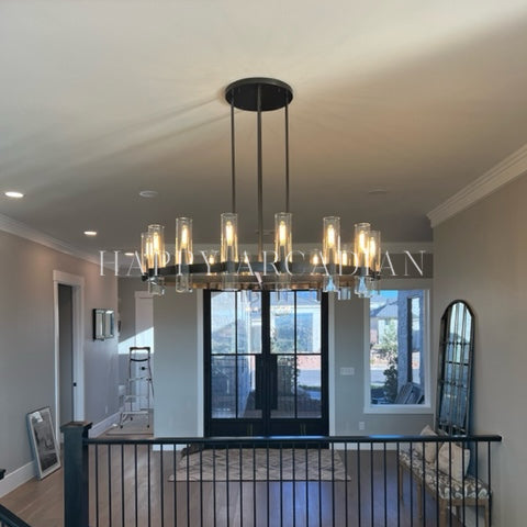 HA Rebecca Round Chandelier 48″, 16-Lights