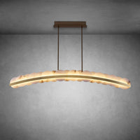 Reagan Alabaster Meridian 60 In LED Island Chandelier